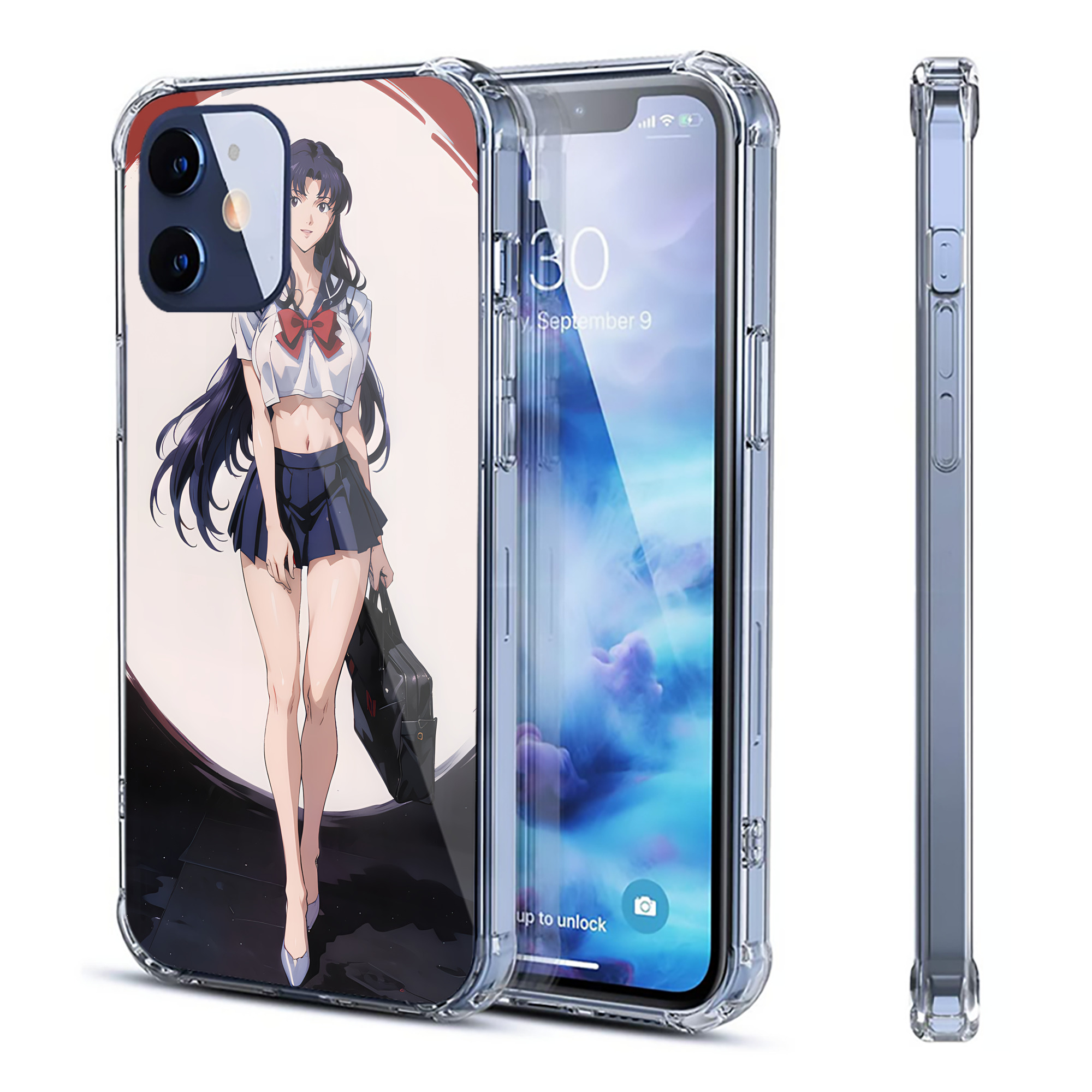 （画像用） EVA 新世紀エヴァンゲリオン 【iPhone 12シリーズ対応】透明スマホケース（クリアソフトケース）